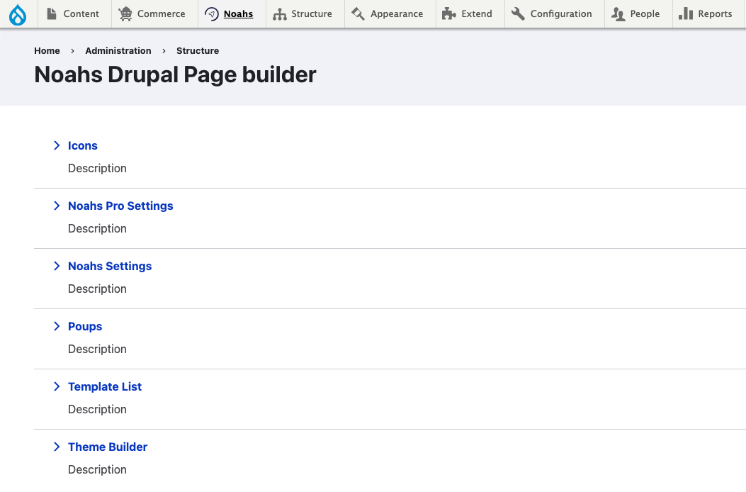 Noahs Page Builder Noahs Page Builder