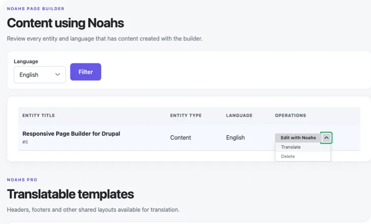 Drupal noahs vision global